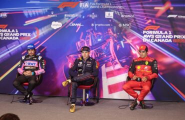 Ferndando Alonso, Max Verstappen, Carlos Sainz Copyright FIA