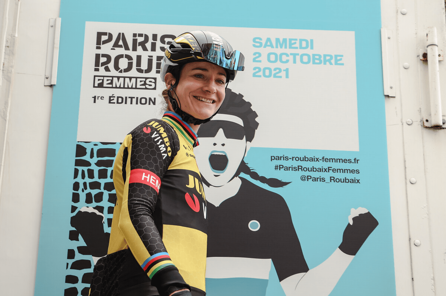 Marianne Vos Copyright ASO- Paris-Roubaix Femmes avec Zwift