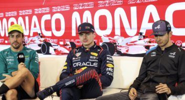 Fernando Alonso, Max Verstappen, Esteban Ocon Copyright FIA