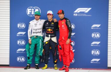 Fernando Alonso, Sergio Pérez, Carlos Sainz Copyright FIA
