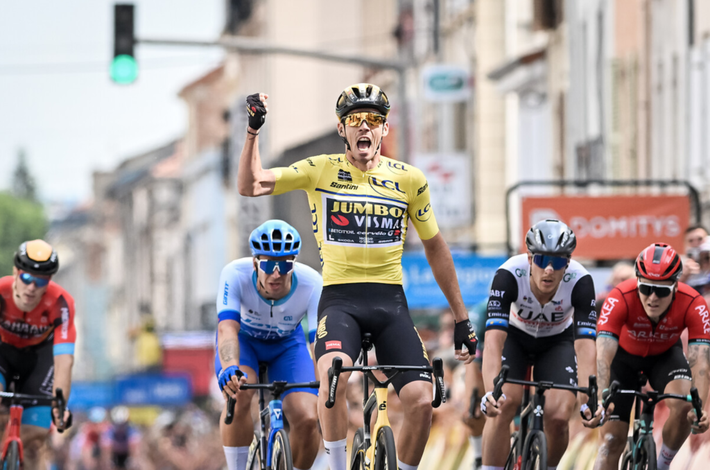 Christophe Laporte „Der zweite Sieg in drei Tagen, ein tolles Gefühl“.