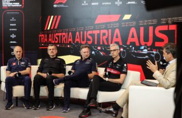 Franz Tost, Günther Steiner, Christian Horner, Alessandro Alunni Bravi Copyright FIA