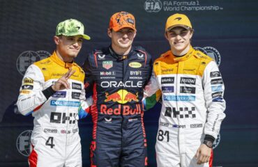 Lando Norris, Max Verstappen, Oscar Piastri Copyright FIA