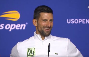 Groß (Novak Djokovic Copyright US Open)