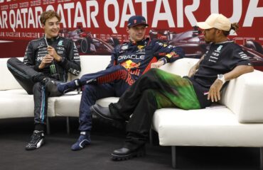 George Russell, Max Verstappen, Lewis Hamilton Copyright FIA-1
