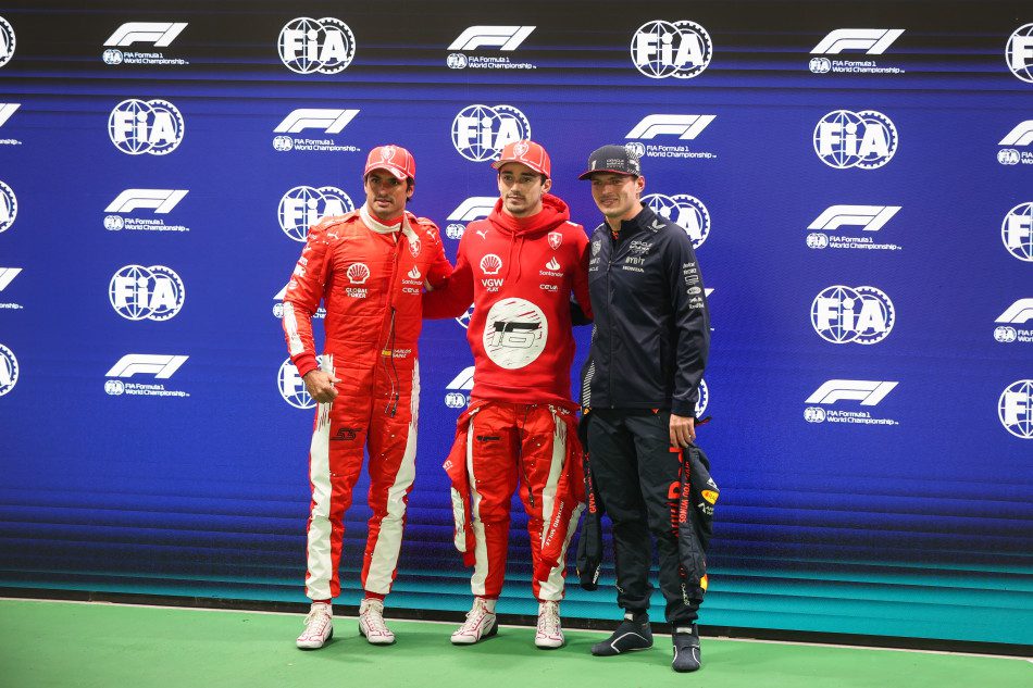 Carlos Sainz, Charles Leclerc, Max Verstappen Copyright FIA-1