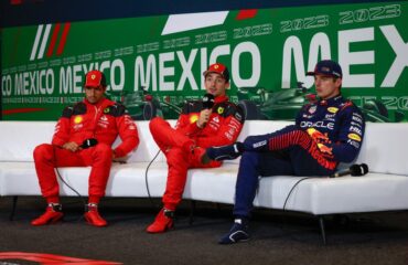 Carlos Sainz, Charles Leclerc, Max Verstappen Copyright FIA