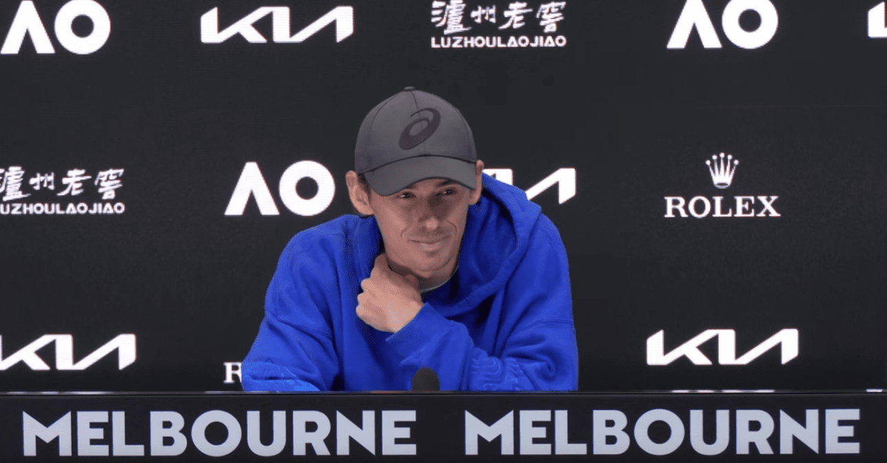 Alex de Minaur Copyright Australian Open