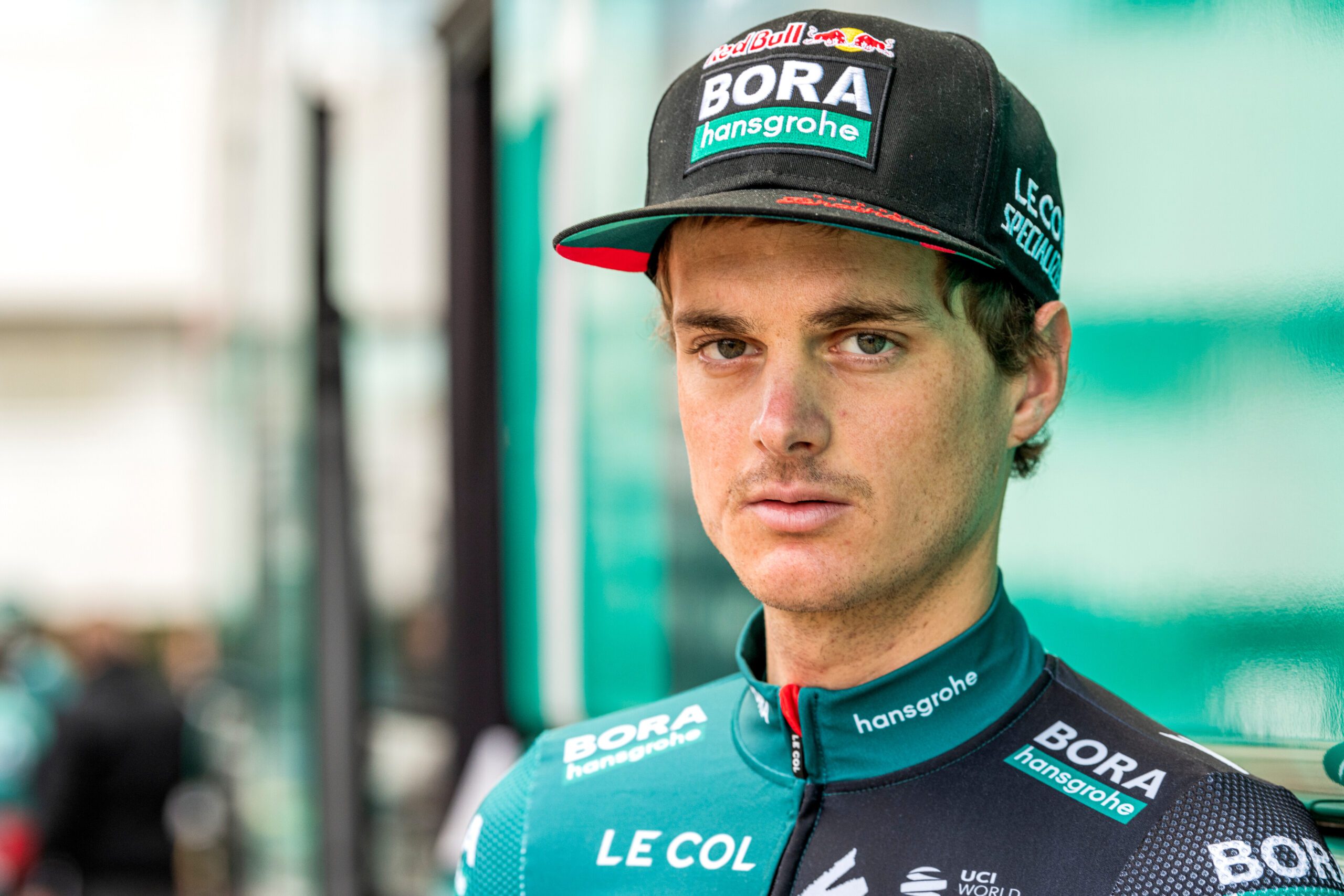 Anton Palzer poses for a portrait during Red Bull Junior Brothers at Bora-Hansgrohe camp in Mallorca, Spain, on December 16, 2022 // Olaf Pignataro / Red Bull Content Pool // SI202301100373 // Usage for editorial use only //