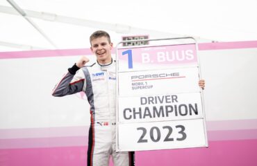 Porsche-Junior Bastian Buus (DK), BWT Lechner Racing (#1), Porsche Mobil 1 Supercup 2023, Monza (I)