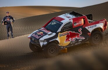 Seth Quintero and Dennis Zenz join Toyota Gazoo Racing during Testing for Dakar 2024 in Dubai, UAE on November 08, 2023 // Kin Marcin / Red Bull Content Pool // SI202311200522 // Usage for editorial use only //